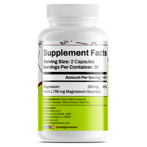 Magnesium (Glycinate) - Big Brain Brew