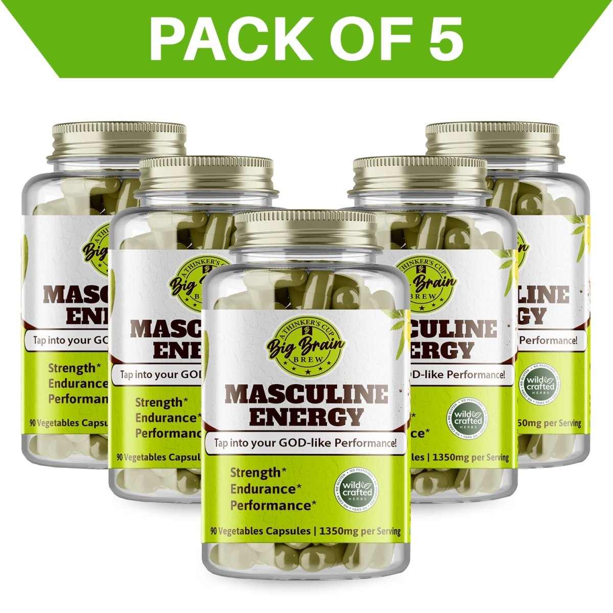 Masculine Energy (Nature's Peak Performance) - Big Brain Brew