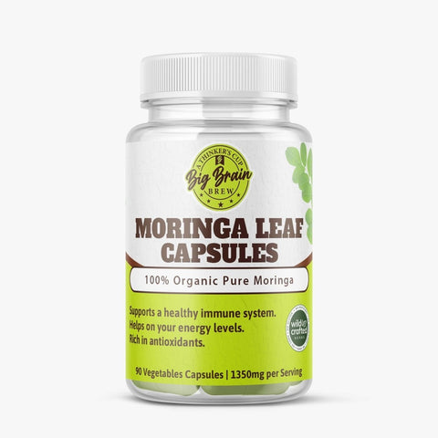 Moringa Leaf Capsules (All - natural Powerhouse) - Big Brain Brew