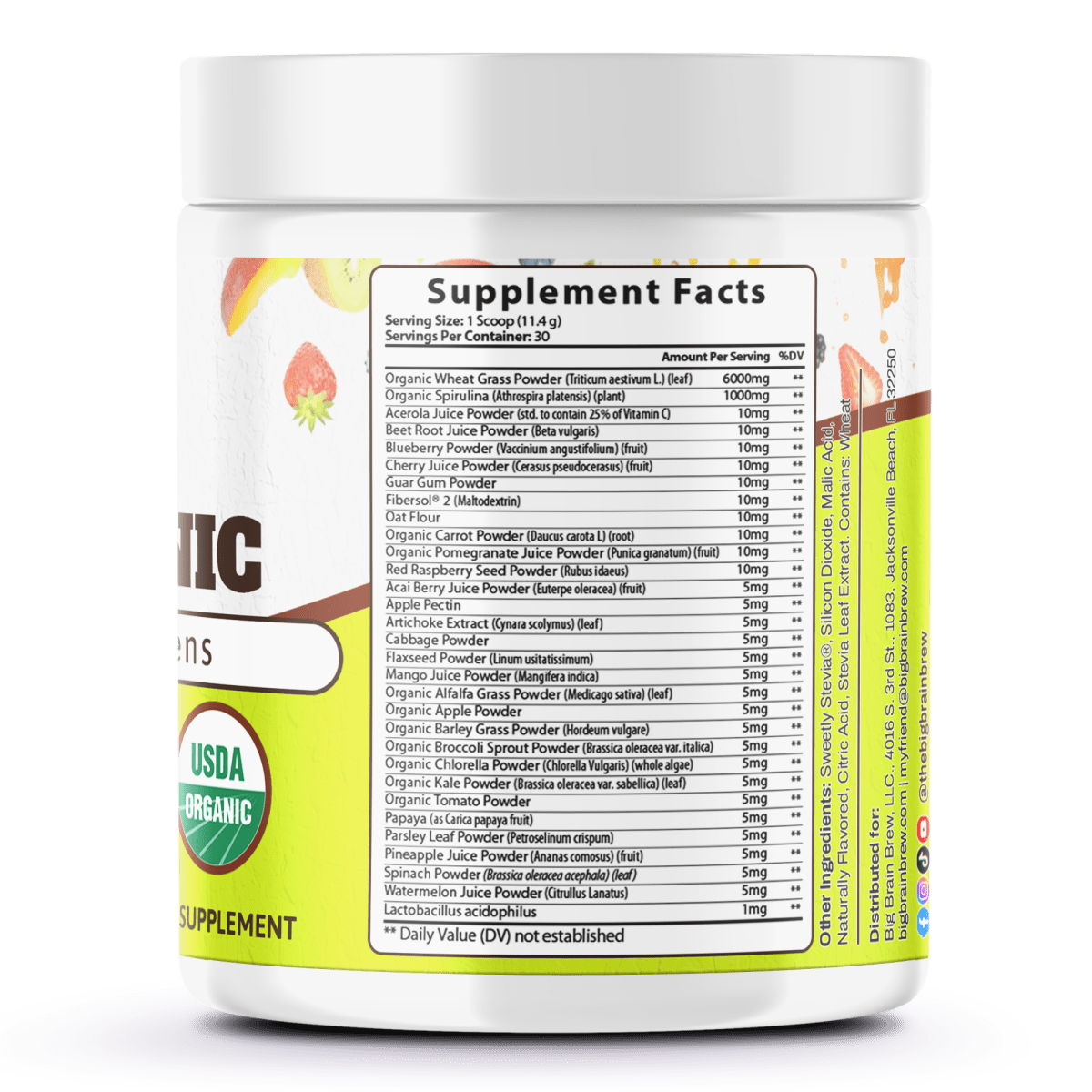 Organic (Super Greens) - Big Brain Brew