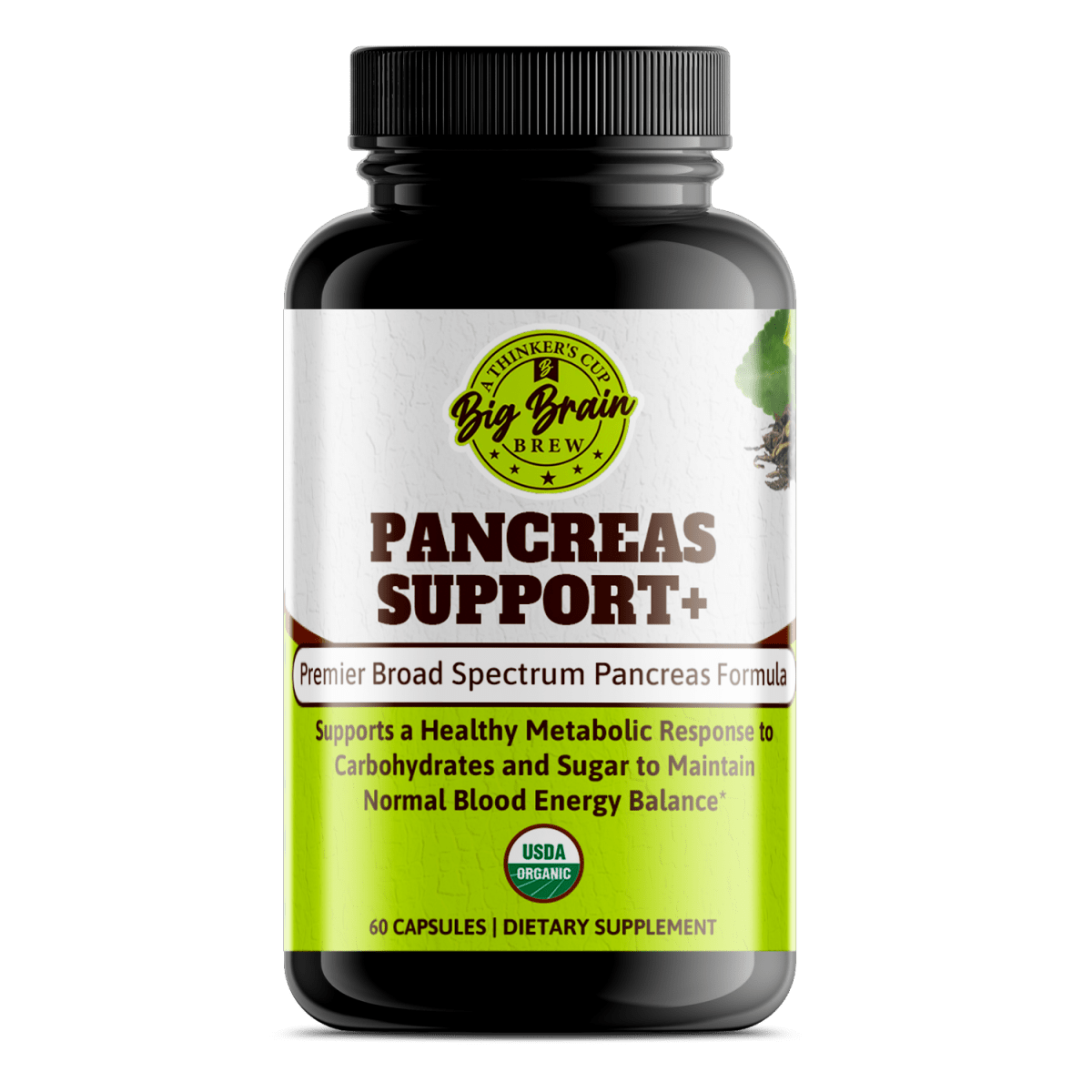 Pancreas Support+ (Premier Support Elixir) - Big Brain Brew