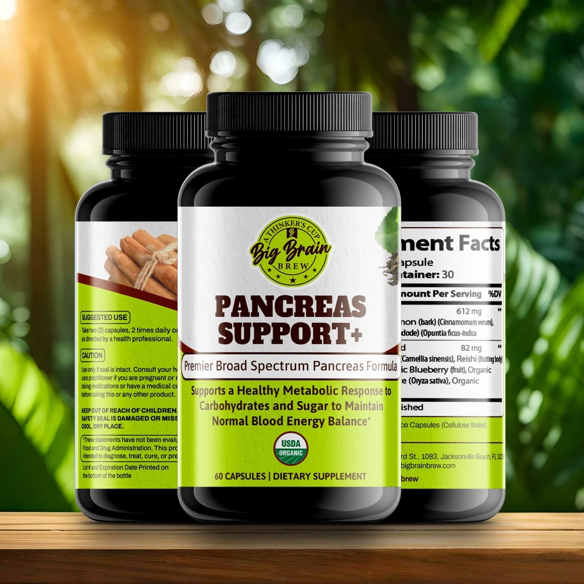 Pancreas Support+ (Premier Support Elixir) - Big Brain Brew
