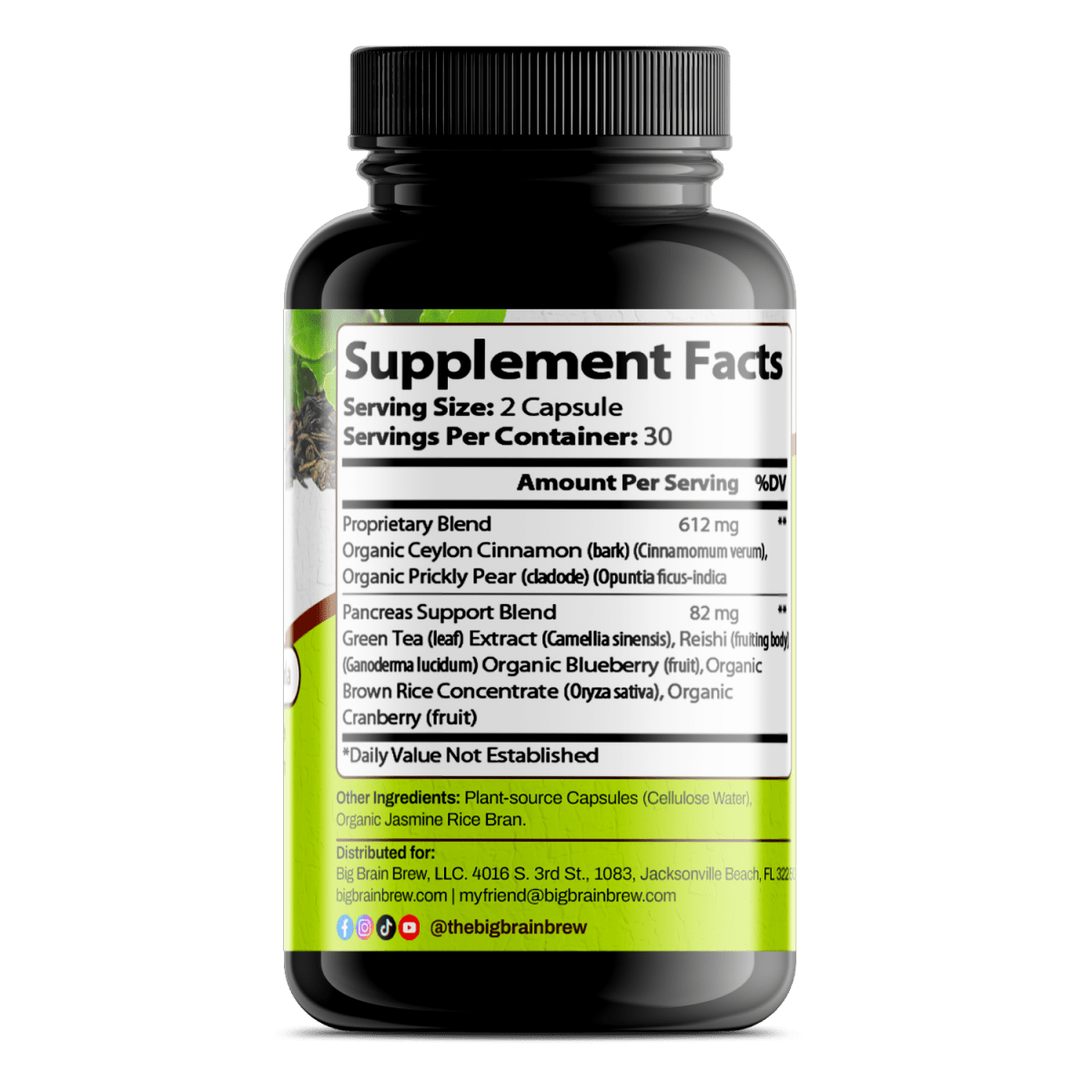 Pancreas Support+ (Premier Support Elixir) - Big Brain Brew