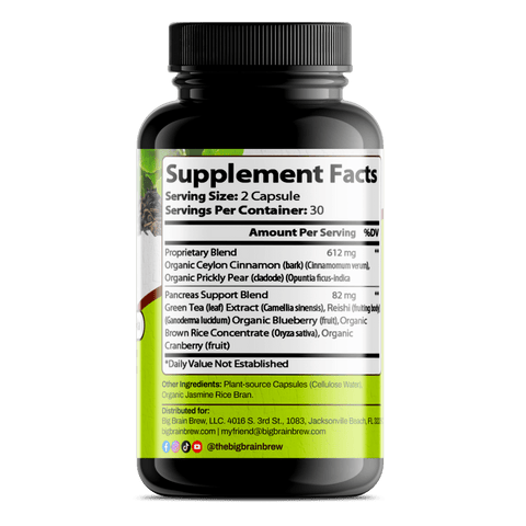 Pancreas Support+ (Premier Support Elixir) - Big Brain Brew