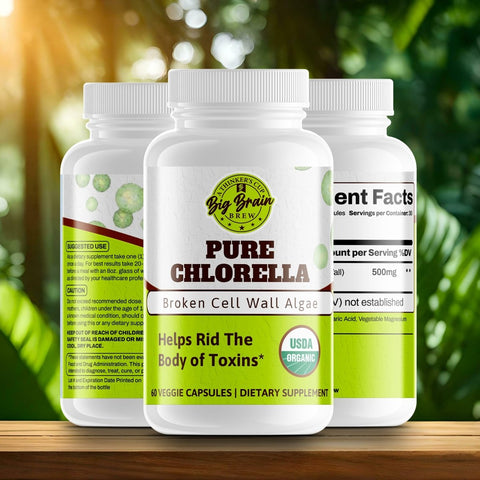 Pure Chlorella (Natural Detoxification) - Big Brain Brew