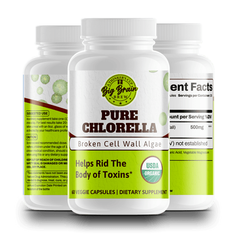 Pure Chlorella (Natural Detoxification) - Big Brain Brew