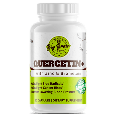 Quercetin+ (with Zinc & Bromelain) - Big Brain Brew
