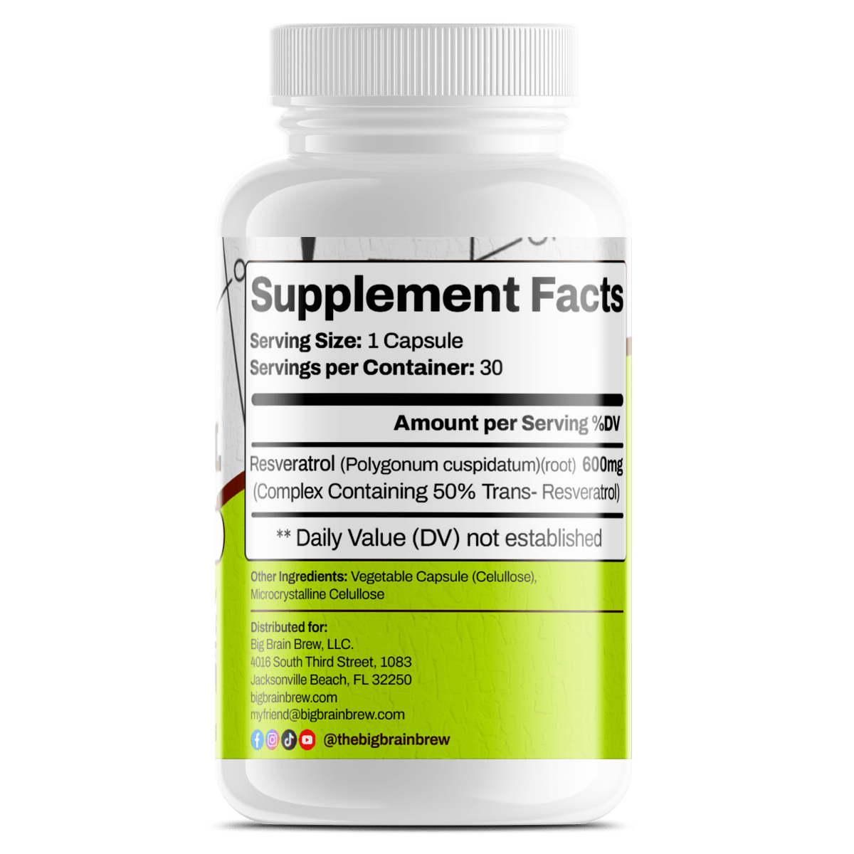 Resveratrol (Advance Nutrition) - Big Brain Brew