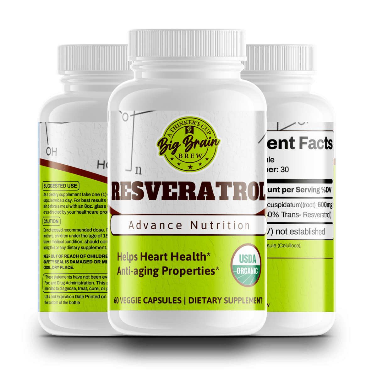 Resveratrol (Advance Nutrition) - Big Brain Brew