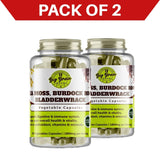 Sea Moss Burdock Root and Bladderwrack Capsules (Nature Powerhouse) - Big Brain Brew