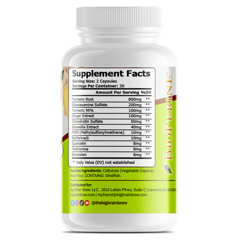 Turmeric (Joint Support) - Big Brain Brew