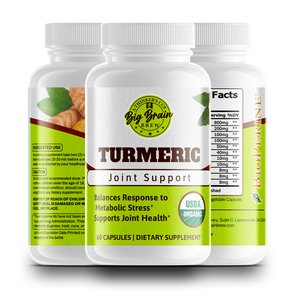 Turmeric (Joint Support) - Big Brain Brew