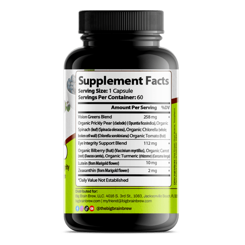 Vision and Eye Support Plus (Earth's Clarity) - Big Brain Brew