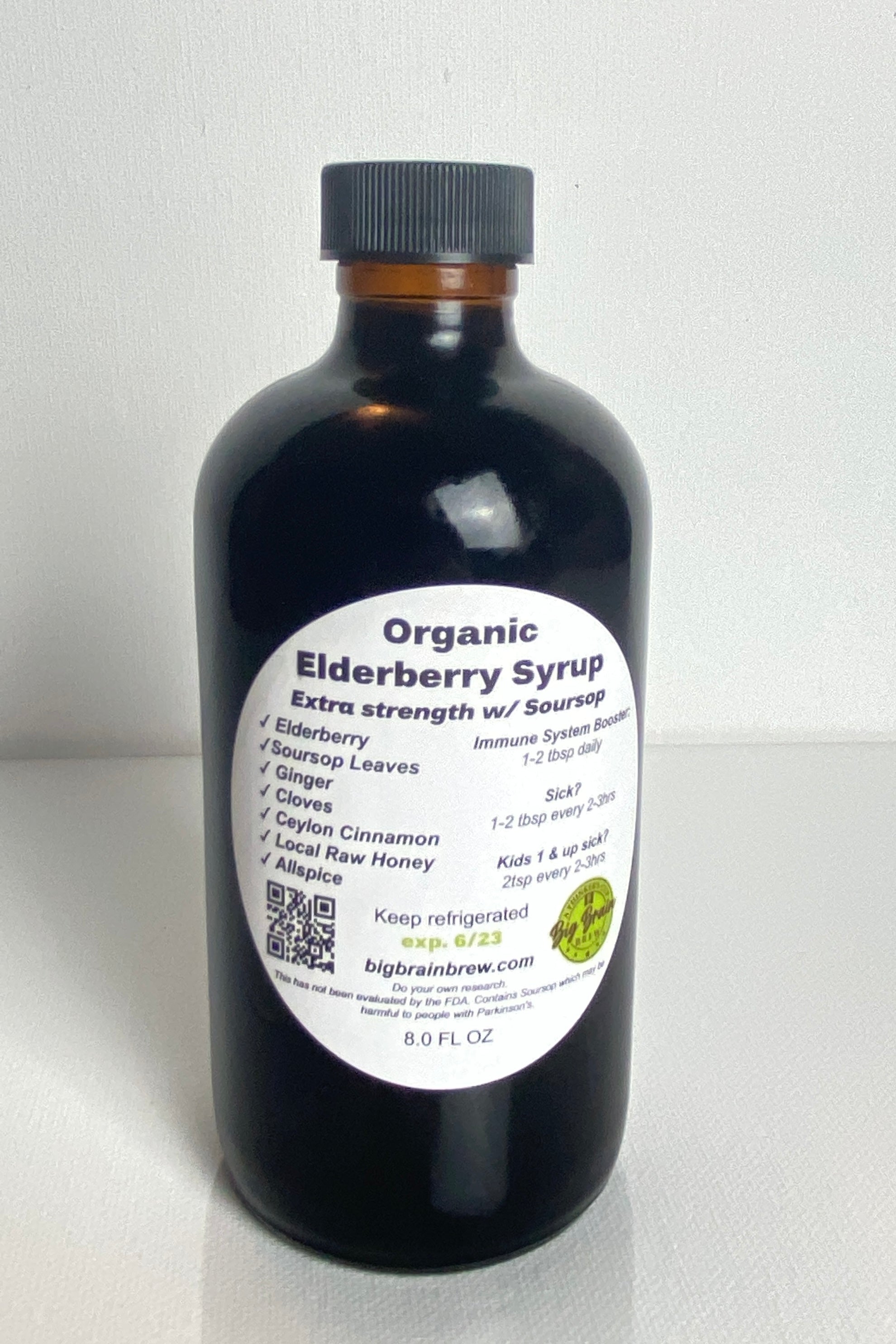 Elderberry Syrup – Extra Strength - Big Brain Brew
