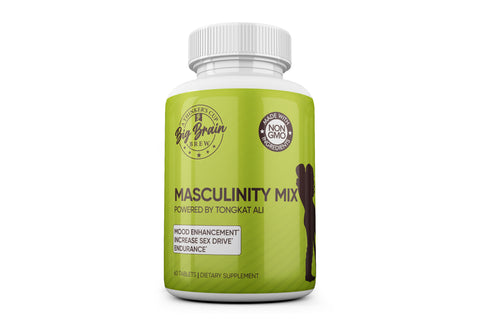 Masculinity Mix - Tongkat Ali , Black Maca Root , L-Arginine, Ginseng & more