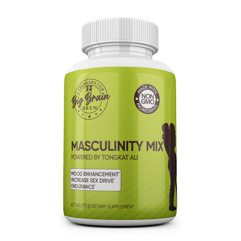 Masculinity Mix - Tongkat Ali , Black Maca Root , L-Arginine, Ginseng & more